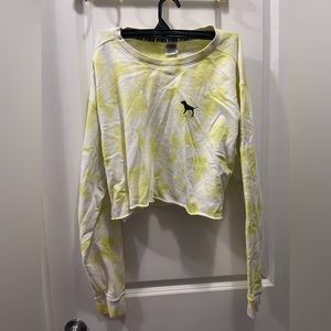Tie dye cropped sweater